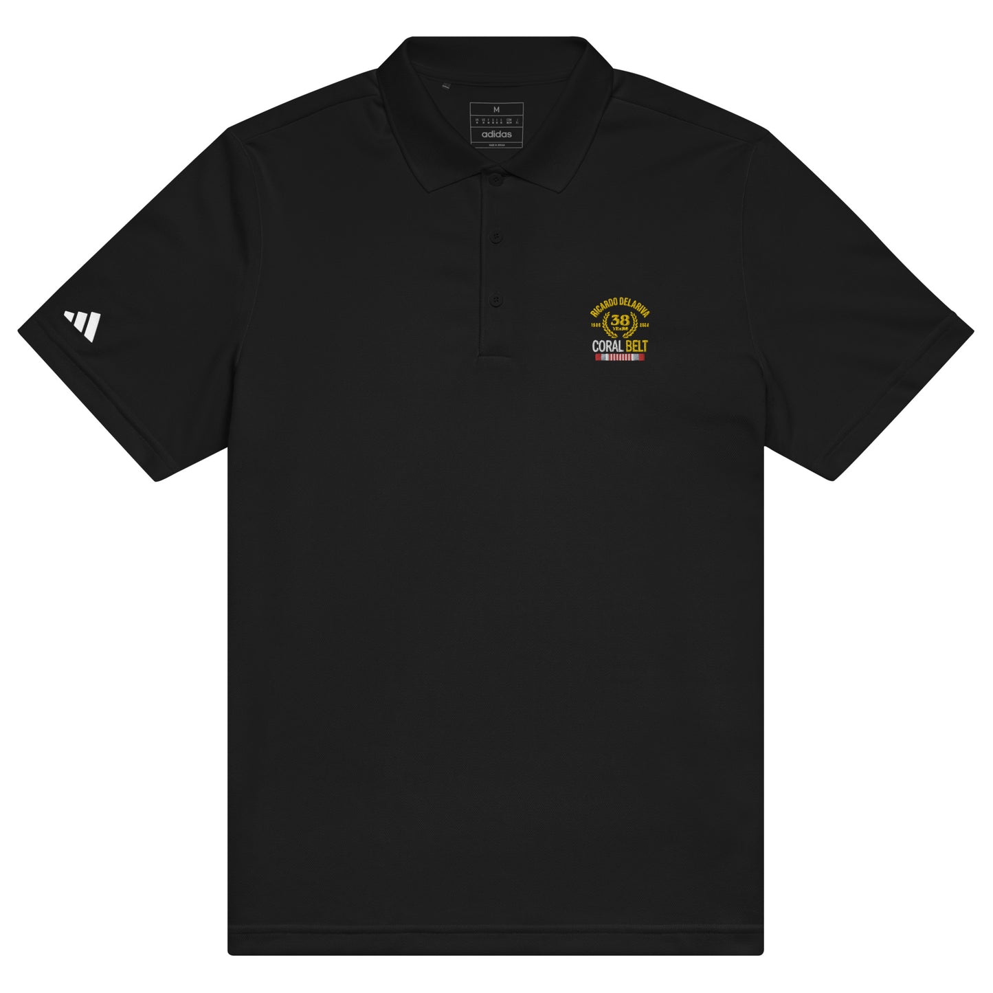 Adidas® Sport Polo Delariva's Coral Belt