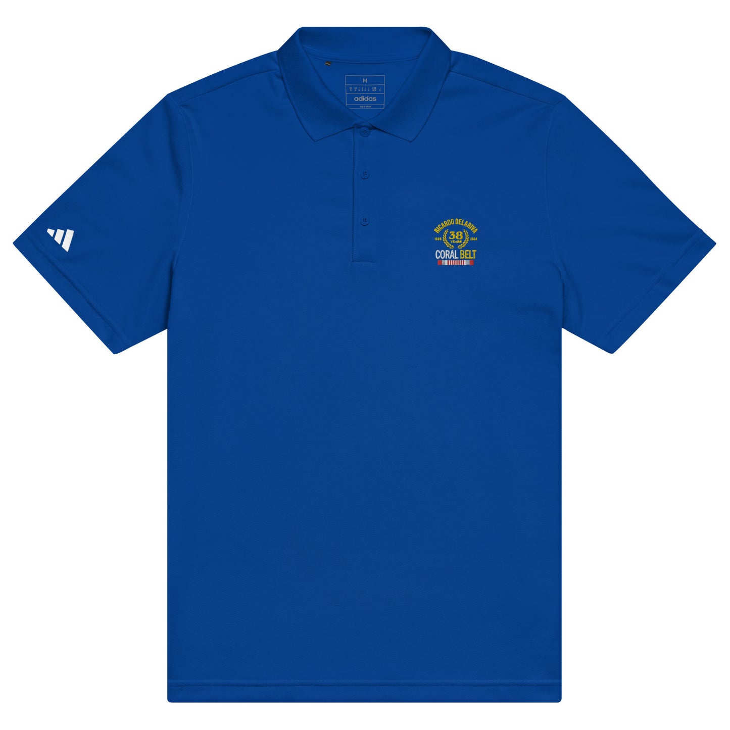 Adidas® Sport Polo Delariva's Coral Belt