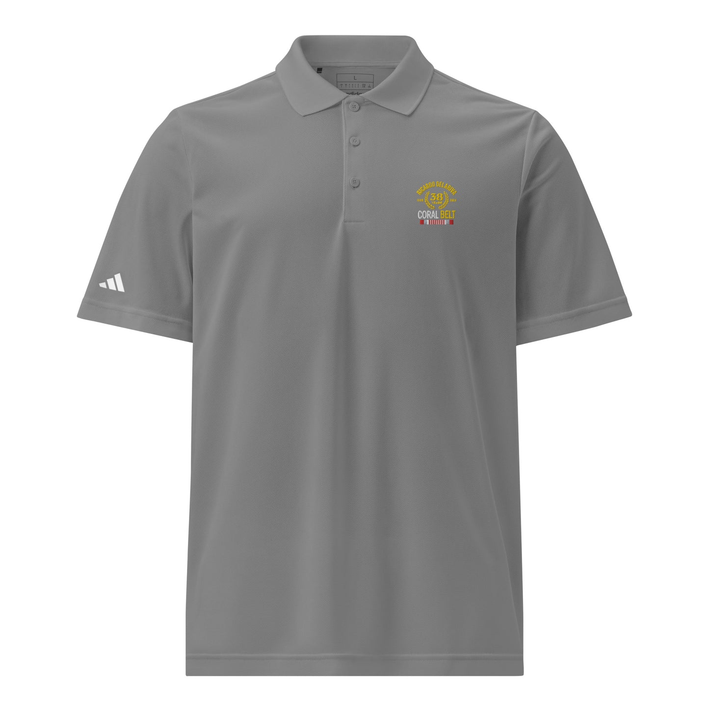 Adidas® Sport Polo Delariva's Coral Belt