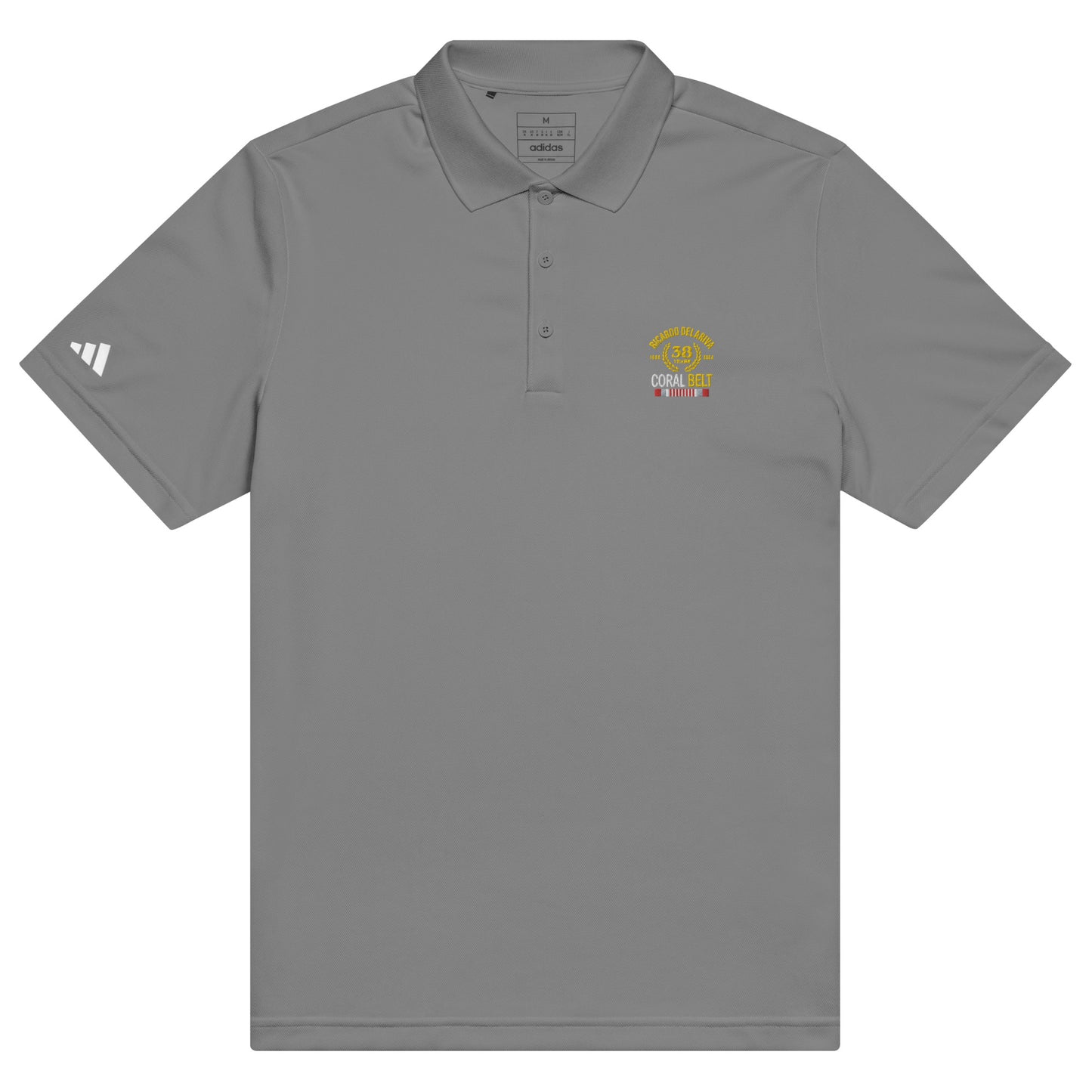 Adidas® Sport Polo Delariva's Coral Belt
