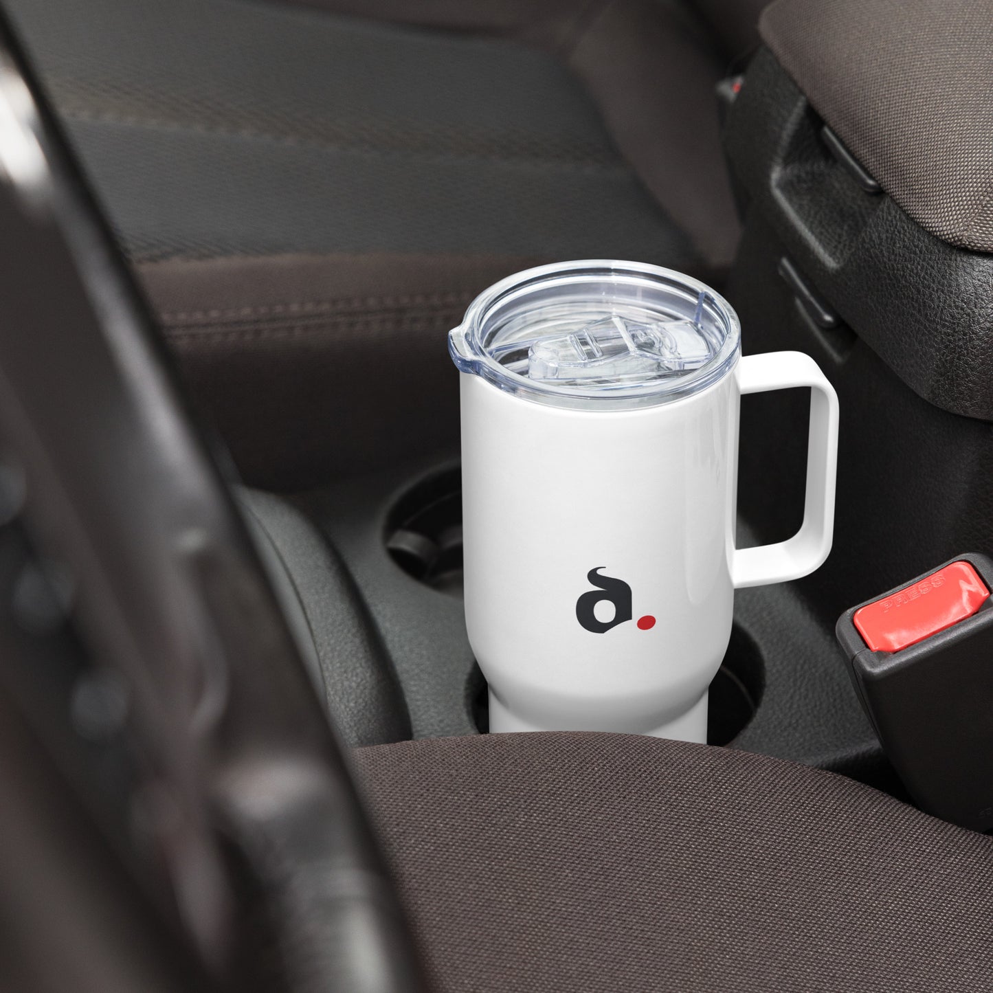 Caneca de viagem com alça