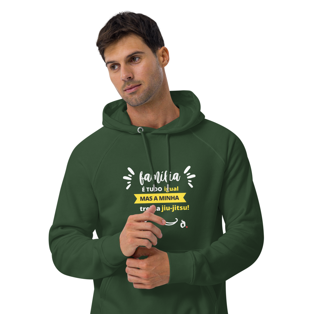 Agasalho de Moletom Eco-Friendly Unissex - Família é Tudo Igual - Delariva
