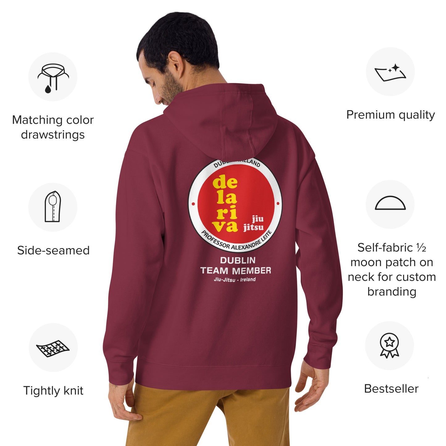 Hoodie Unissex Team Dublin