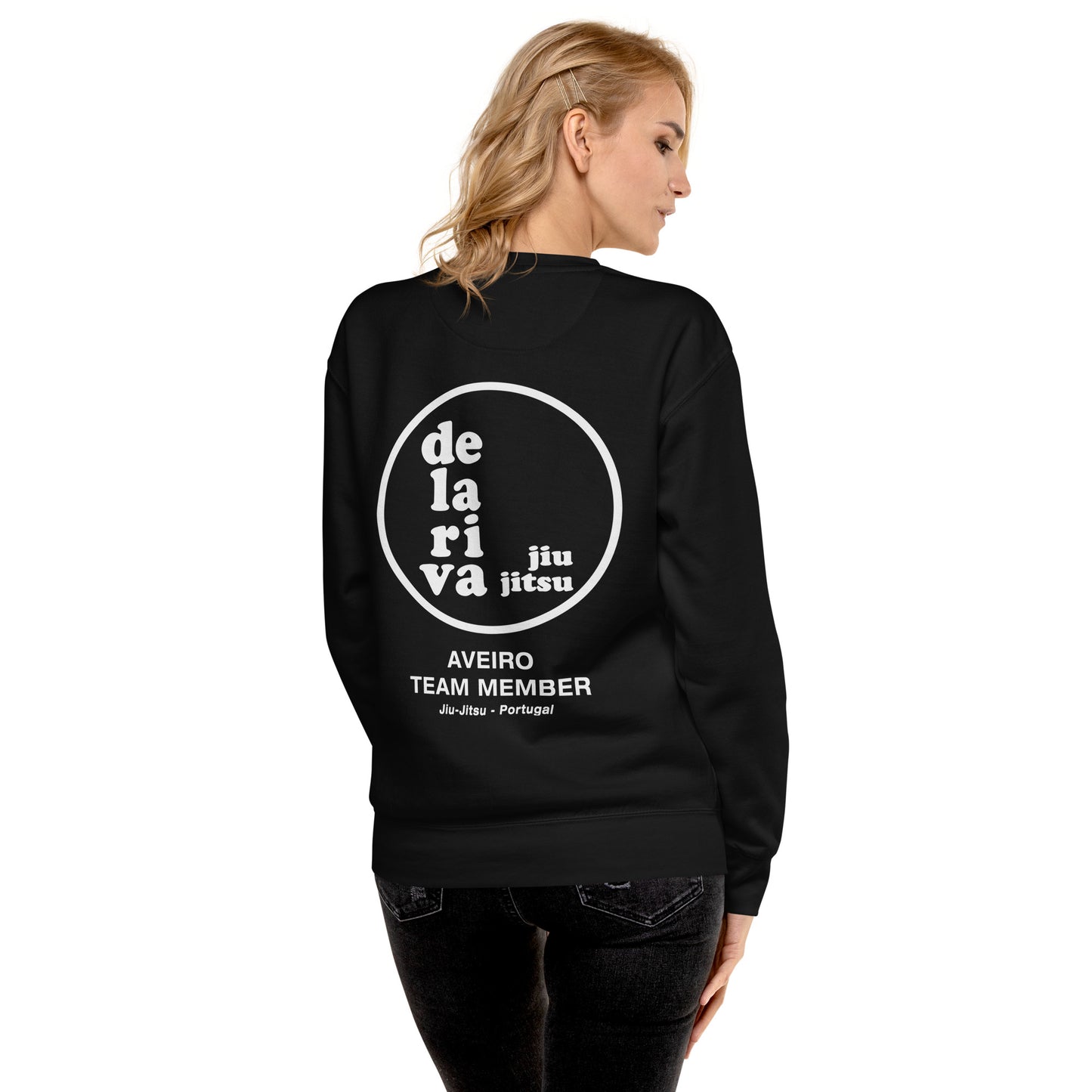 Moletom Premium Unissex - Delariva Jiu-Jitsu "Team Aveiro"