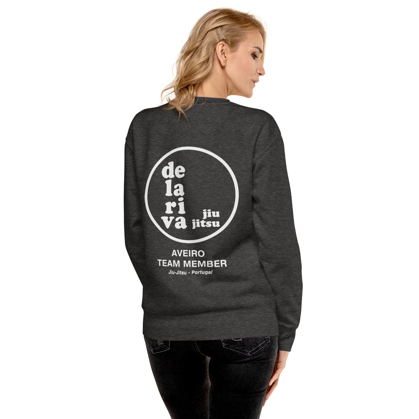Moletom Premium Unissex - Delariva Jiu-Jitsu "Team Aveiro"