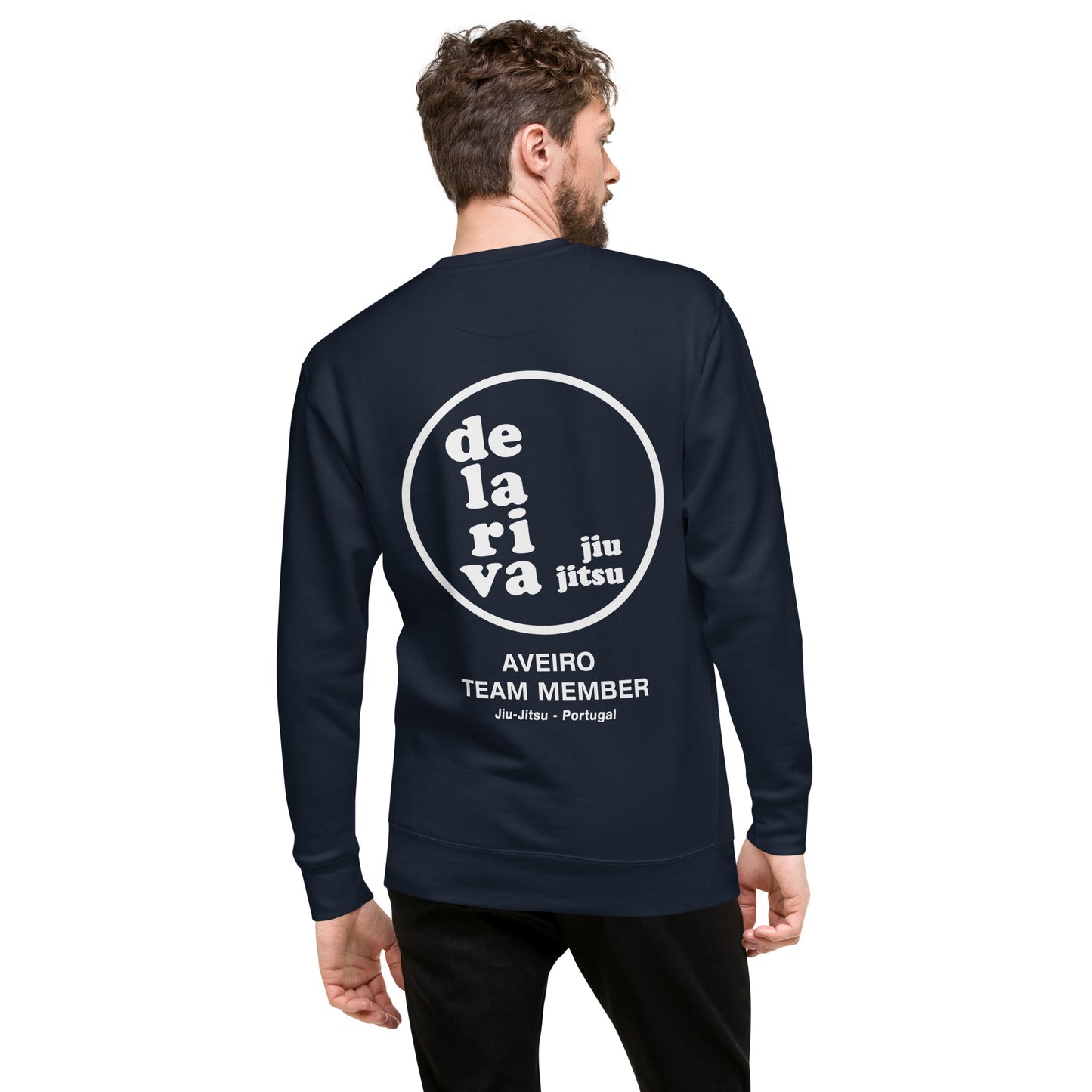Moletom Premium Unissex - Delariva Jiu-Jitsu "Team Aveiro"