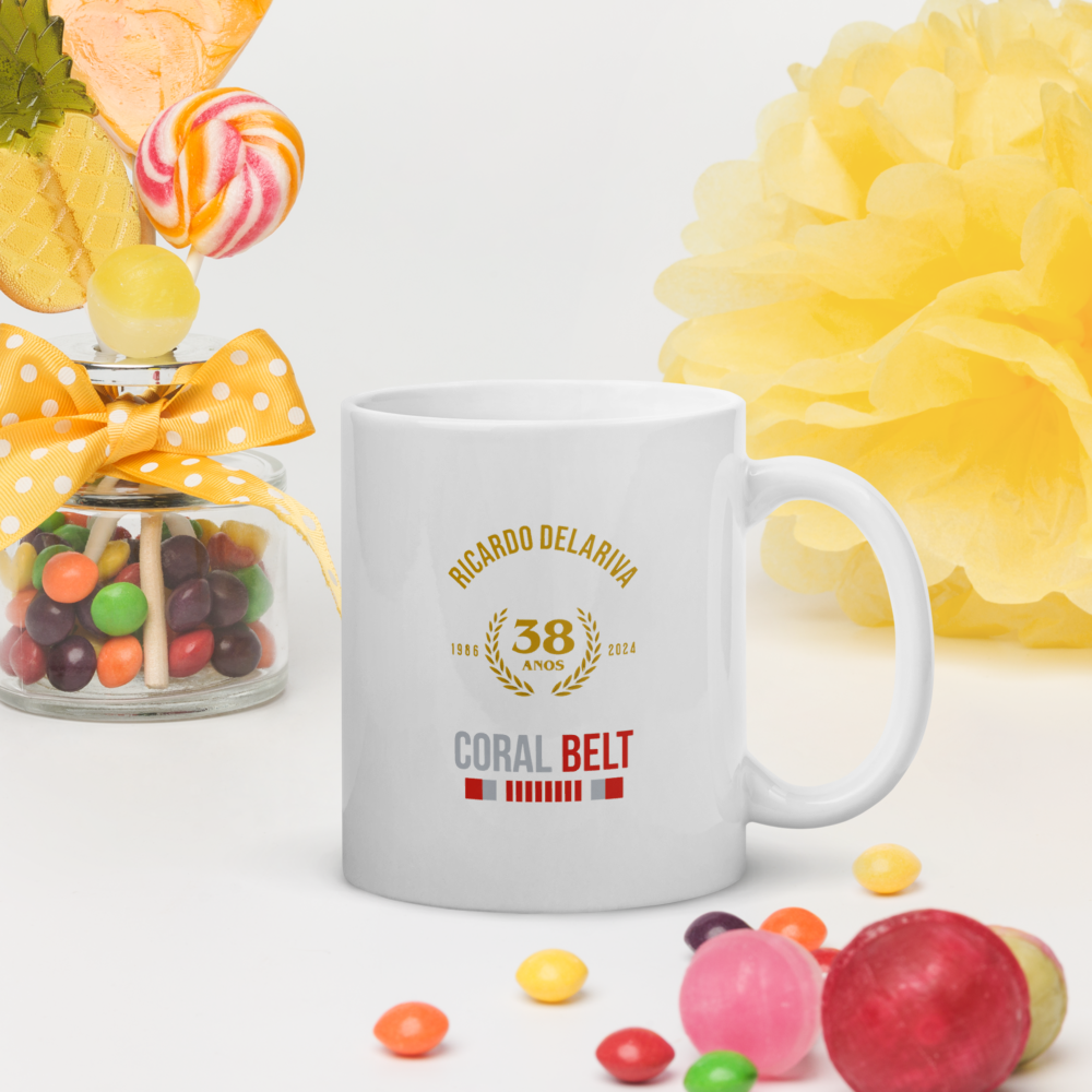 Mug Delariva Coral Belt Gold