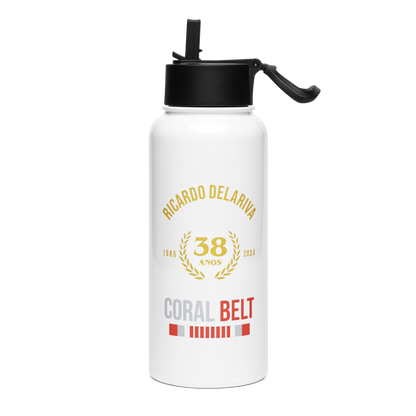 Stainless Steel Water Bottle Delariva Coral Belt