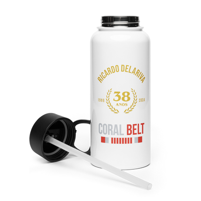 Stainless Steel Water Bottle Delariva Coral Belt