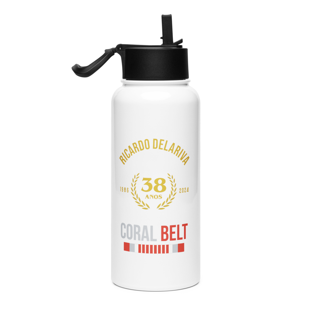 Stainless Steel Water Bottle Delariva Coral Belt