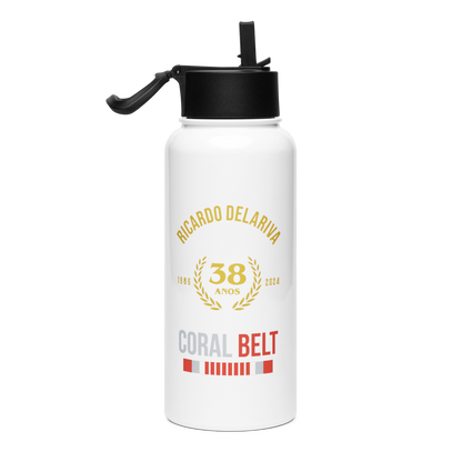 Stainless Steel Water Bottle Delariva Coral Belt