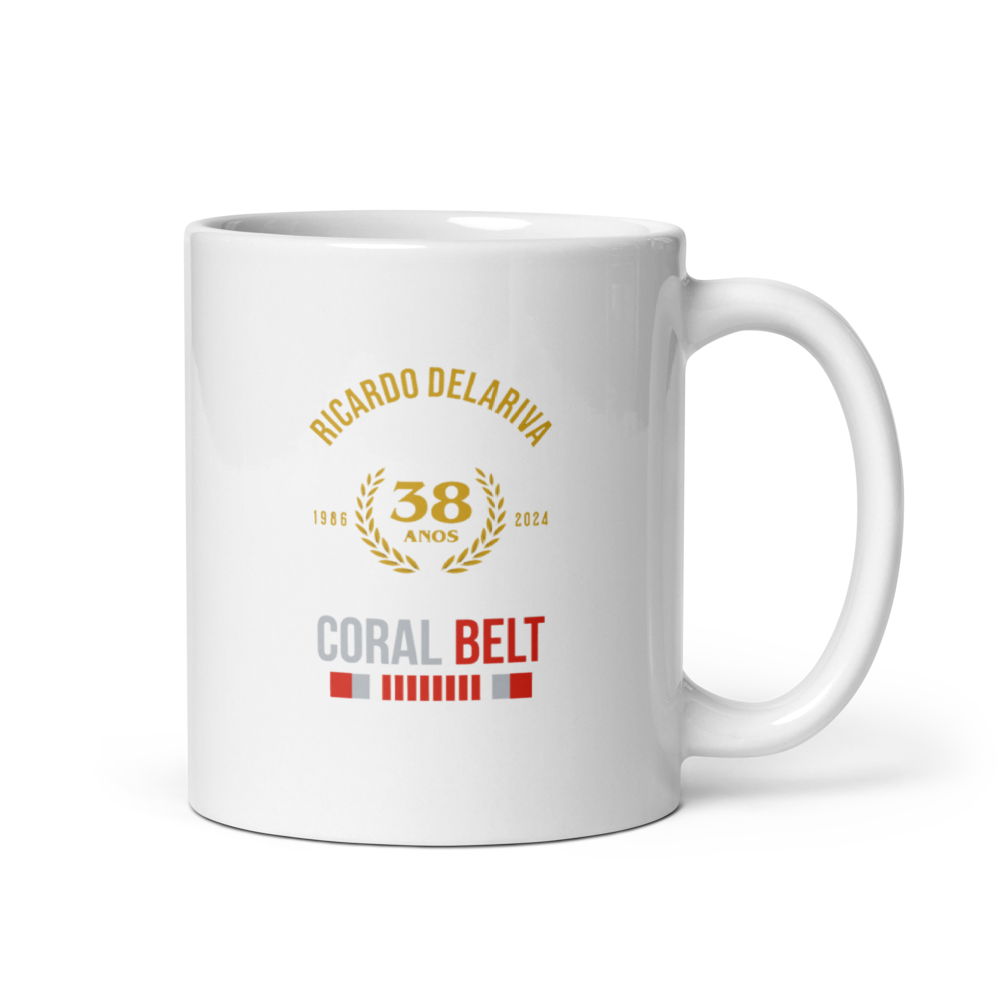 Mug Delariva Coral Belt Gold